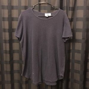 T shirt - well worn- deep collar